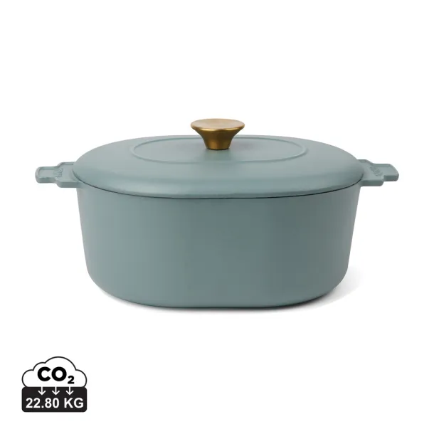 VINGA Monte heritage ovalni lonac za kuhanje 4 L - Vinga blue 