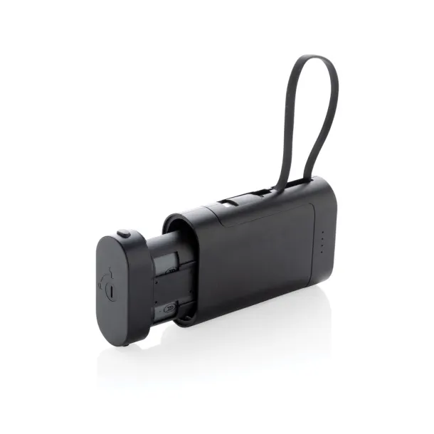 CycleCell prijenosna baterija s odvojivom baterijom, 10 000 mAh - XD Collection Crna