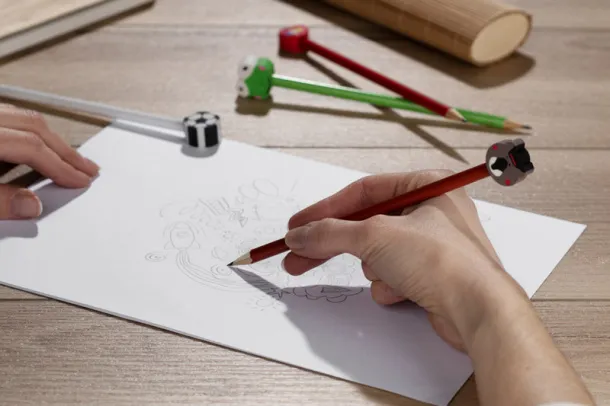 FUNNI MIX olovka s gumicom Smeđa