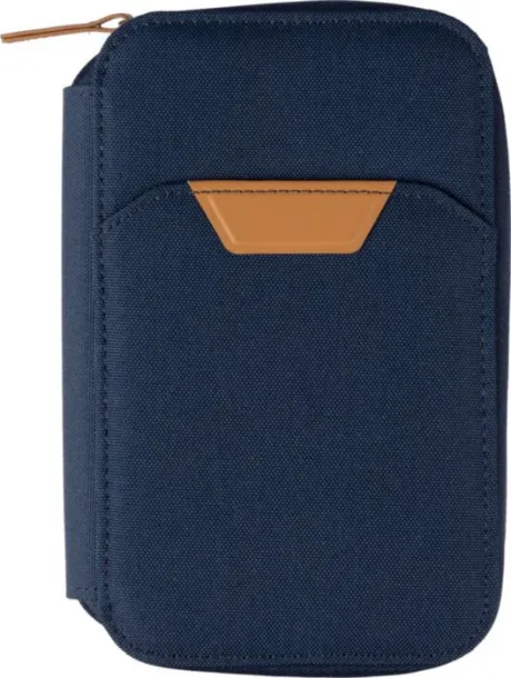 SUSANNE rPET travel wallet blue