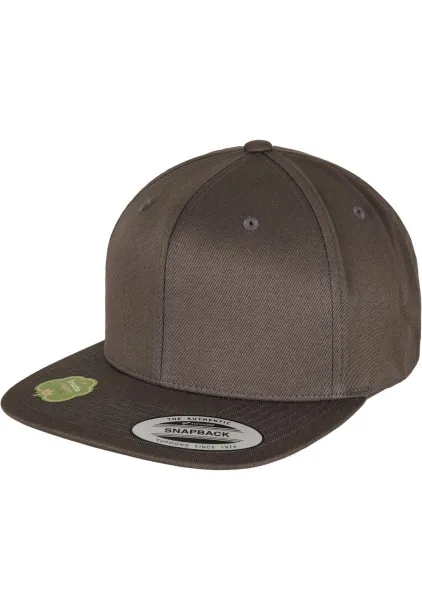  Organic Cotton Snapback - Flexfit Tamno siva