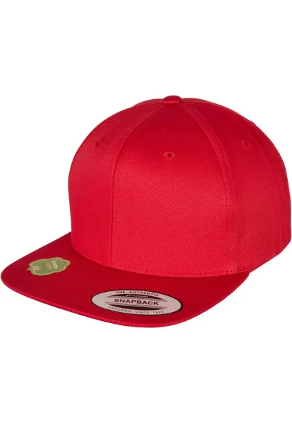  Organic Cotton Snapback - Flexfit Crvena