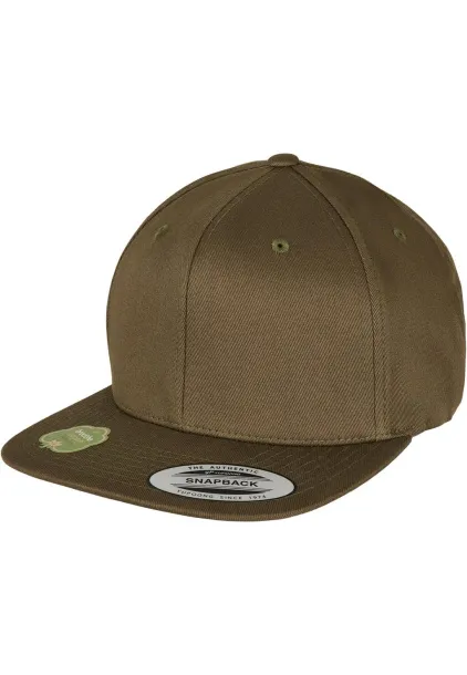  Organic Cotton Snapback - Flexfit Burnt Olive