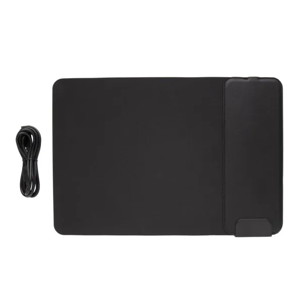  podloška za miš s bežičnim punjačem i USB ulazima Crna