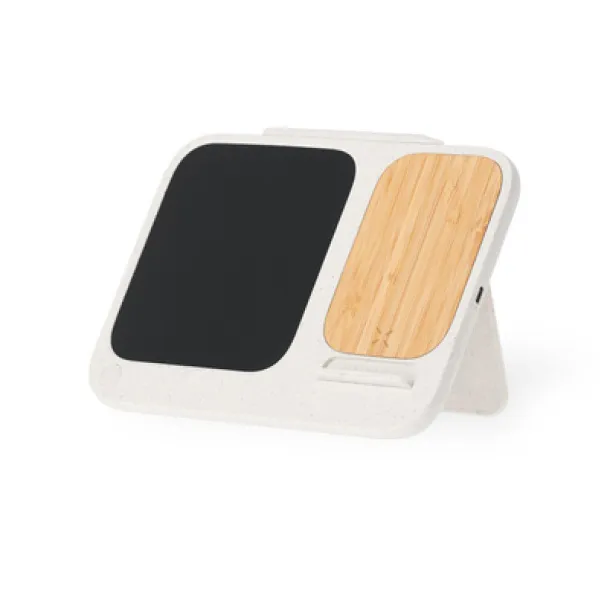  Wireless charger 15W, digital board, phone stand neutral