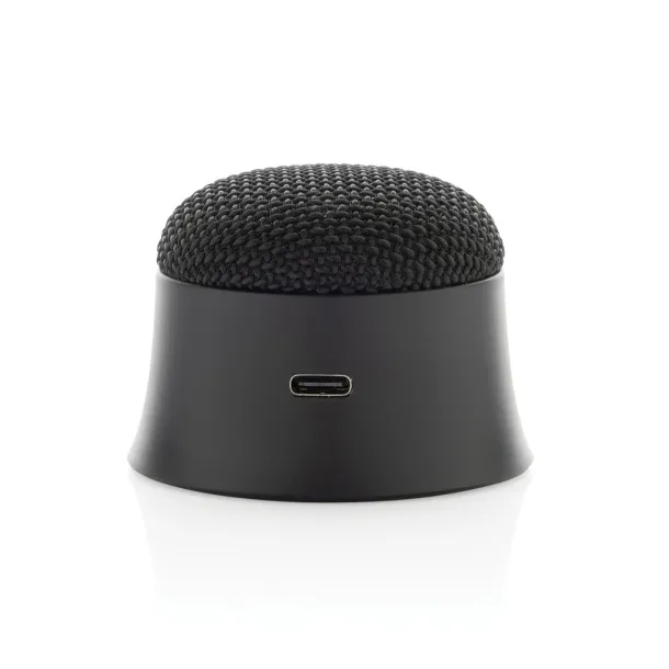 Magtune RCS recycled plastic magnetic 5W speaker - XD Collection Black 