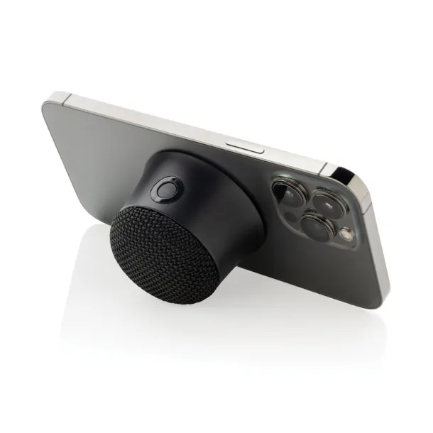 Magtune RCS recycled plastic magnetic 5W speaker - XD Collection Black 