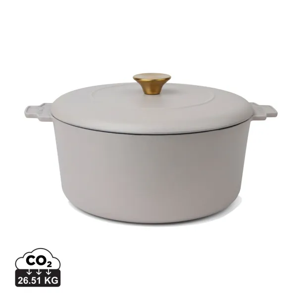 VINGA Monte heritage okrugli lonac za kuhanje 5,5 L - Vinga Warm Grey 3 