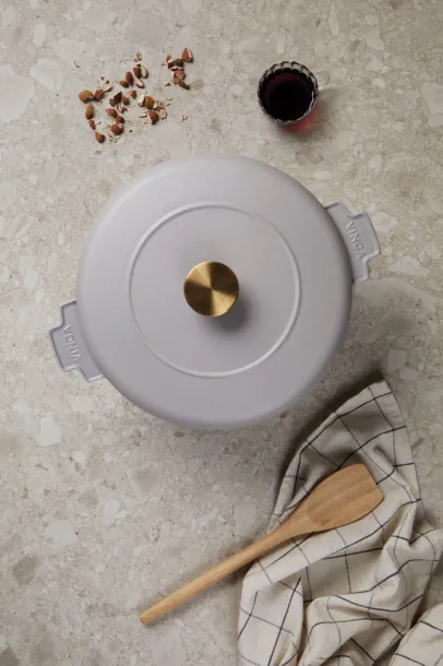 VINGA Monte heritage okrugli lonac za kuhanje 5,5 L - Vinga Siva