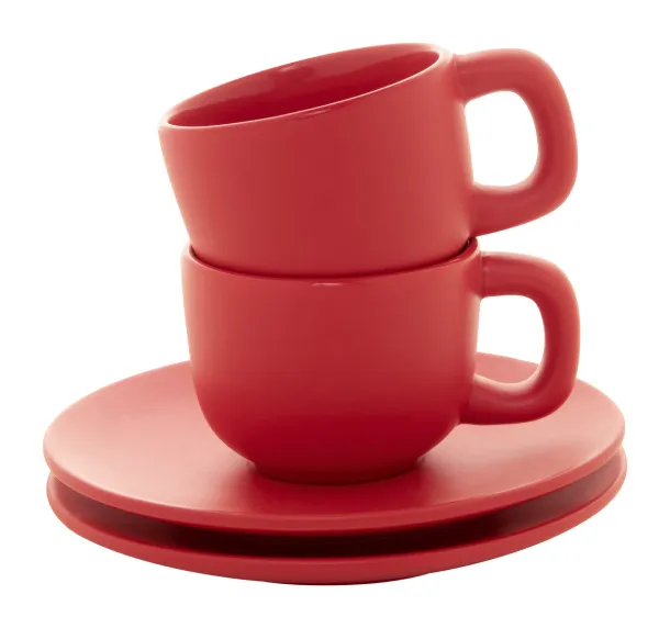 Caturra set šalica za espresso, 85 ml Crvena