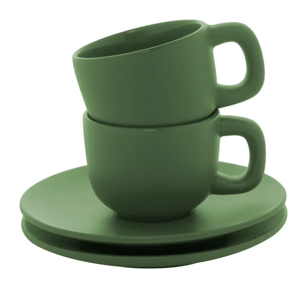 Caturra set šalica za espresso, 85 ml Zelena