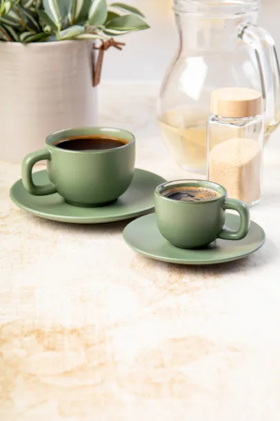 Caturra set šalica za espresso, 85 ml Zelena