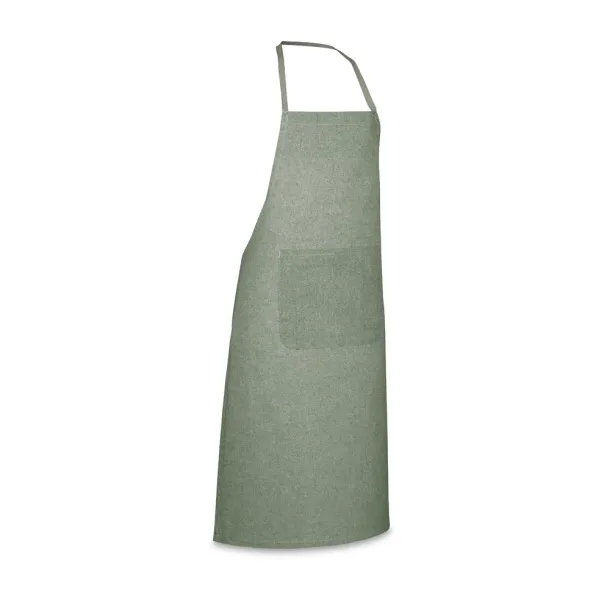 ZIMBRO Recycled cotton apron Dark green