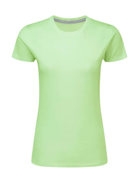  Ladies' Perfect Print Tagless Tee - SG Signature Neo Mint