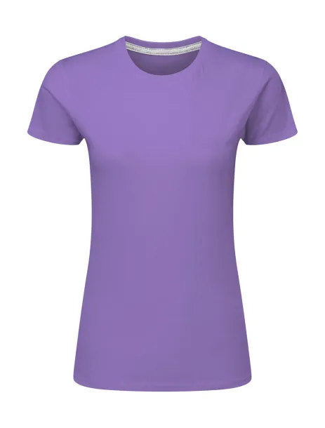  Ladies' Perfect Print Tagless Tee - SG Signature Aster Purple