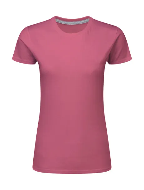  Ladies' Perfect Print Tagless Tee - SG Signature Cassis