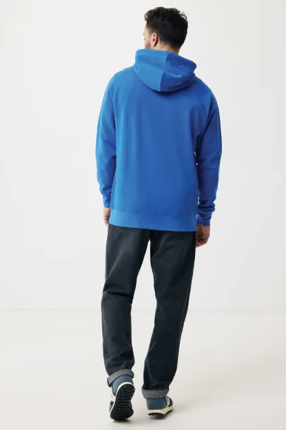  Iqoniq Rila lightweight recycled cotton hoodie - iqoniq blue 