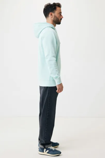  Iqoniq Rila lightweight recycled cotton hoodie - iqoniq crushed mint 