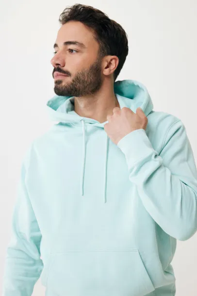  Iqoniq Rila lightweight recycled cotton hoodie - iqoniq crushed mint 