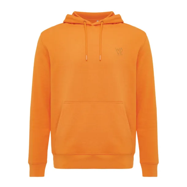  Iqoniq Rila lightweight recycled cotton hoodie - iqoniq orange 