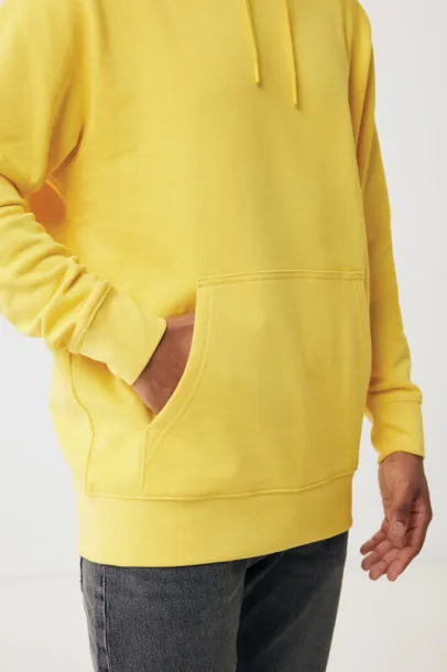  Iqoniq Rila unisex lagani hoodie od recikliranog pamuka - iqoniq yellow 