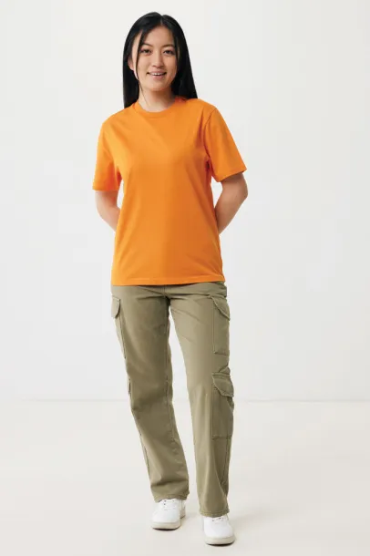  Iqoniq Sierra lightweight recycled cotton t-shirt  - iqoniq orange 