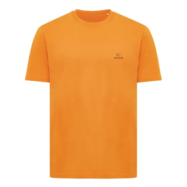  Iqoniq Sierra lightweight recycled cotton t-shirt  - iqoniq orange 