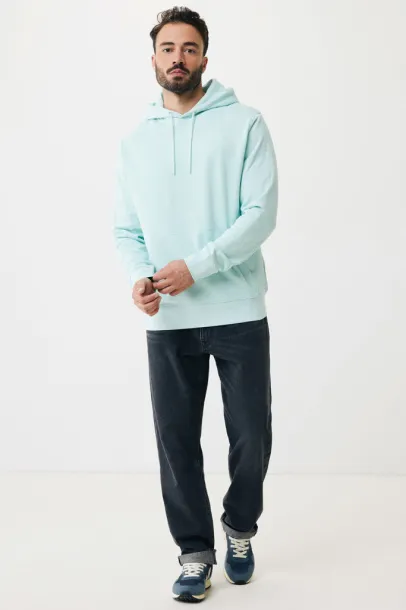  Iqoniq Rila lightweight recycled cotton hoodie - iqoniq crushed mint 