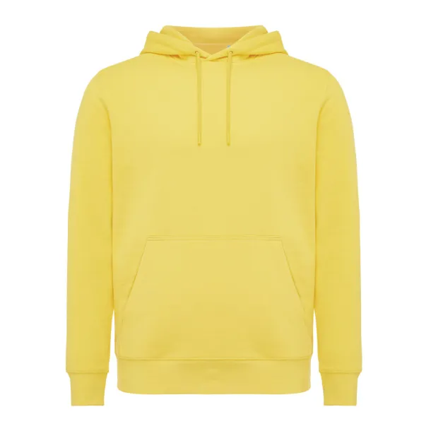  Iqoniq Rila unisex lagani hoodie od recikliranog pamuka - iqoniq yellow 