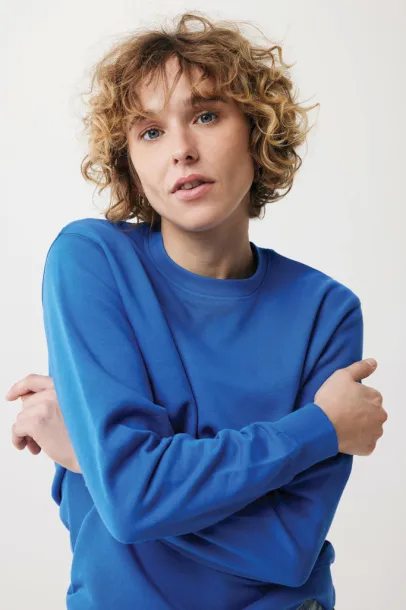  Iqoniq Etosha lightweight recycled cotton crew neck - iqoniq blue 