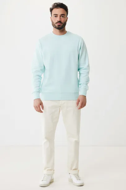  Iqoniq Etosha lightweight recycled cotton crew neck - iqoniq crushed mint 