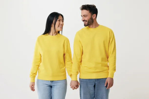  Iqoniq Etosha lightweight recycled cotton crew neck - iqoniq yellow 