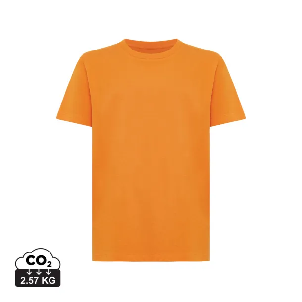  Iqoniq Koli kids lightweight recycled cotton t-shirt - iqoniq orange 