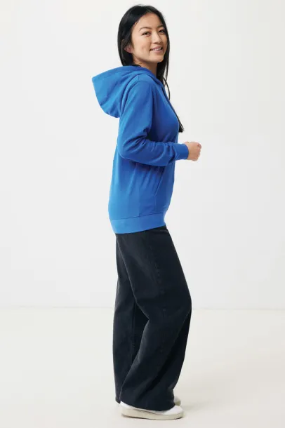  Iqoniq Rila lightweight recycled cotton hoodie - iqoniq blue 