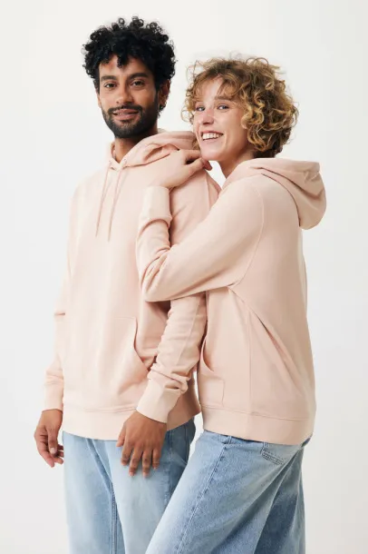  Iqoniq Rila lightweight recycled cotton hoodie - iqoniq peach nectar 