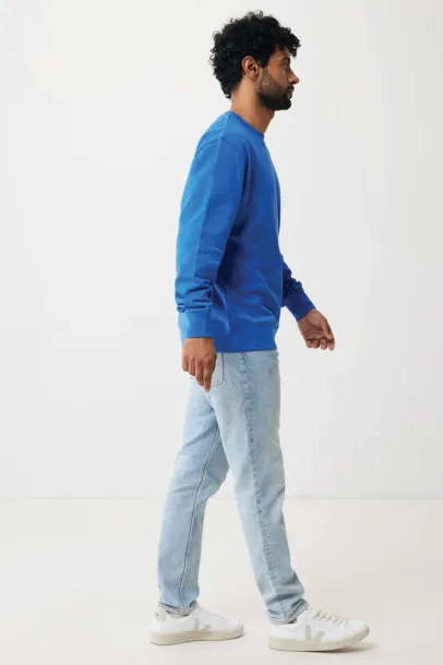  Iqoniq Etosha lightweight recycled cotton crew neck - iqoniq Kraljevski plava