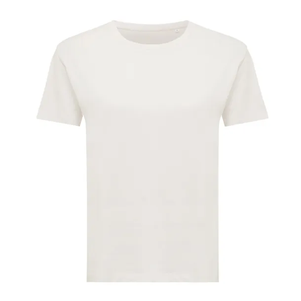  Iqoniq Yala women lightweight recycled cotton t-shirt - iqoniq ivory white 