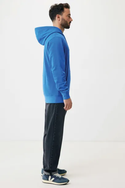  Iqoniq Rila lightweight recycled cotton hoodie - iqoniq blue 