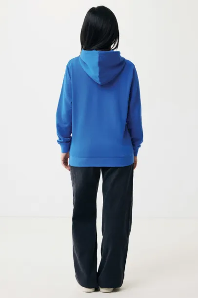  Iqoniq Rila unisex lagani hoodie od recikliranog pamuka - iqoniq blue 