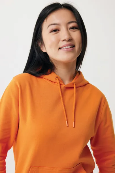  Iqoniq Rila lightweight recycled cotton hoodie - iqoniq orange 