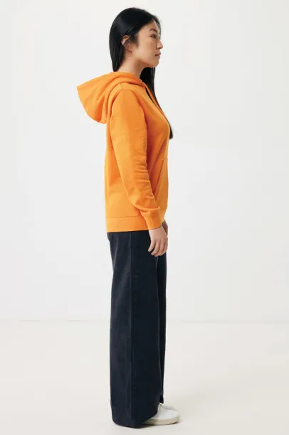  Iqoniq Rila lightweight recycled cotton hoodie - iqoniq orange 