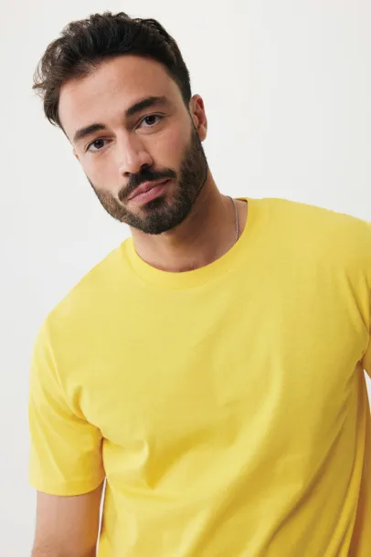  Iqoniq Sierra lightweight recycled cotton t-shirt  - iqoniq yellow 