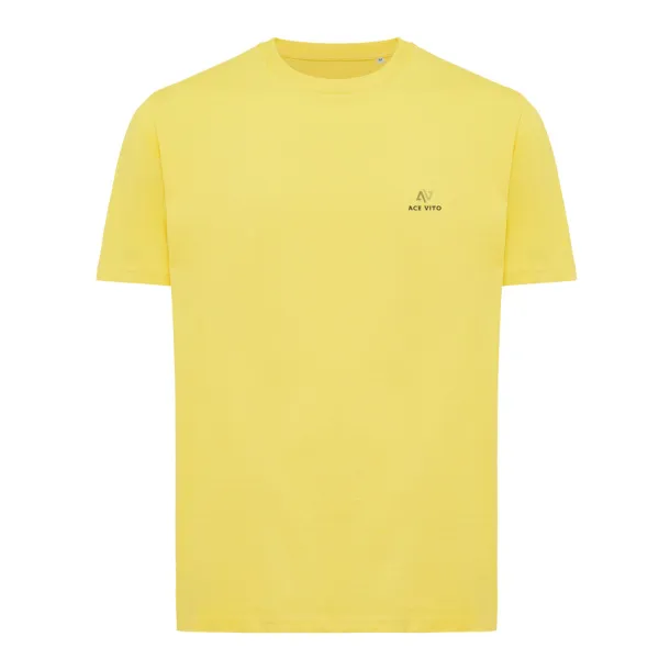  Iqoniq Sierra lightweight recycled cotton t-shirt  - iqoniq yellow 