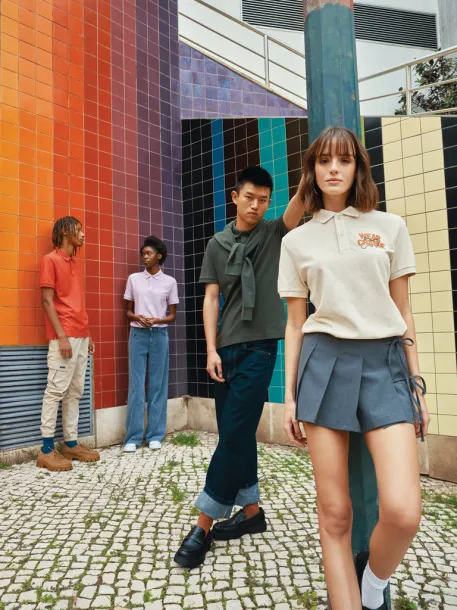  Iqoniq Yosemite recycled cotton pique polo - iqoniq luscious red 