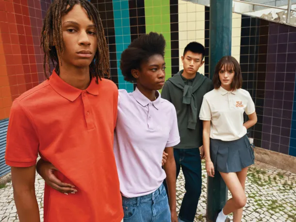  Iqoniq Yosemite recycled cotton pique polo - iqoniq Lavanda