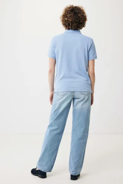  Iqoniq Yosemite unisex polo kratka majica od recikliranog pique pamuka, 220 g/m² - iqoniq sky blue