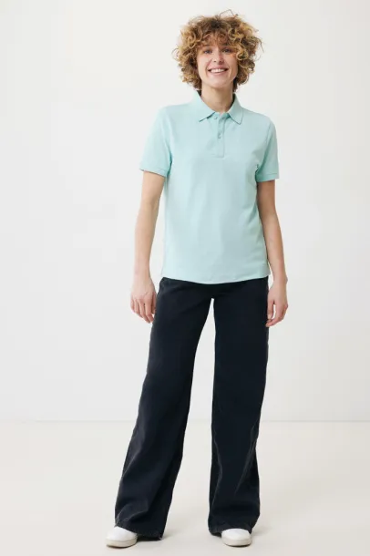  Iqoniq Yosemite unisex polo kratka majica od recikliranog pique pamuka, 220 g/m² - iqoniq crushed mint