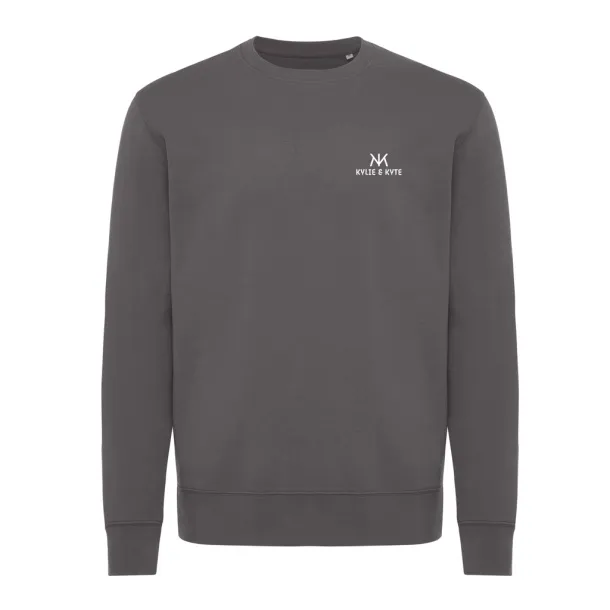  Iqoniq Kruger unisex opušteni pulover od recikliranog pamuka, 340 g/m² - iqoniq anthracite