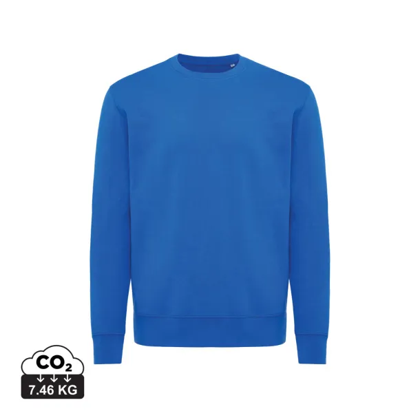  Iqoniq Etosha lightweight recycled cotton crew neck - iqoniq blue 