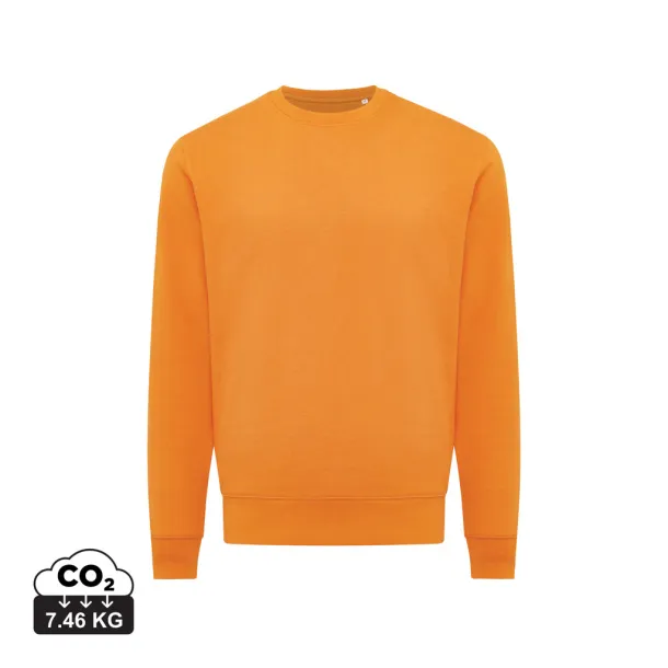  Iqoniq Etosha lagani pulover od recikliranog pamuka, 280 g/m² - iqoniq Narančasta
